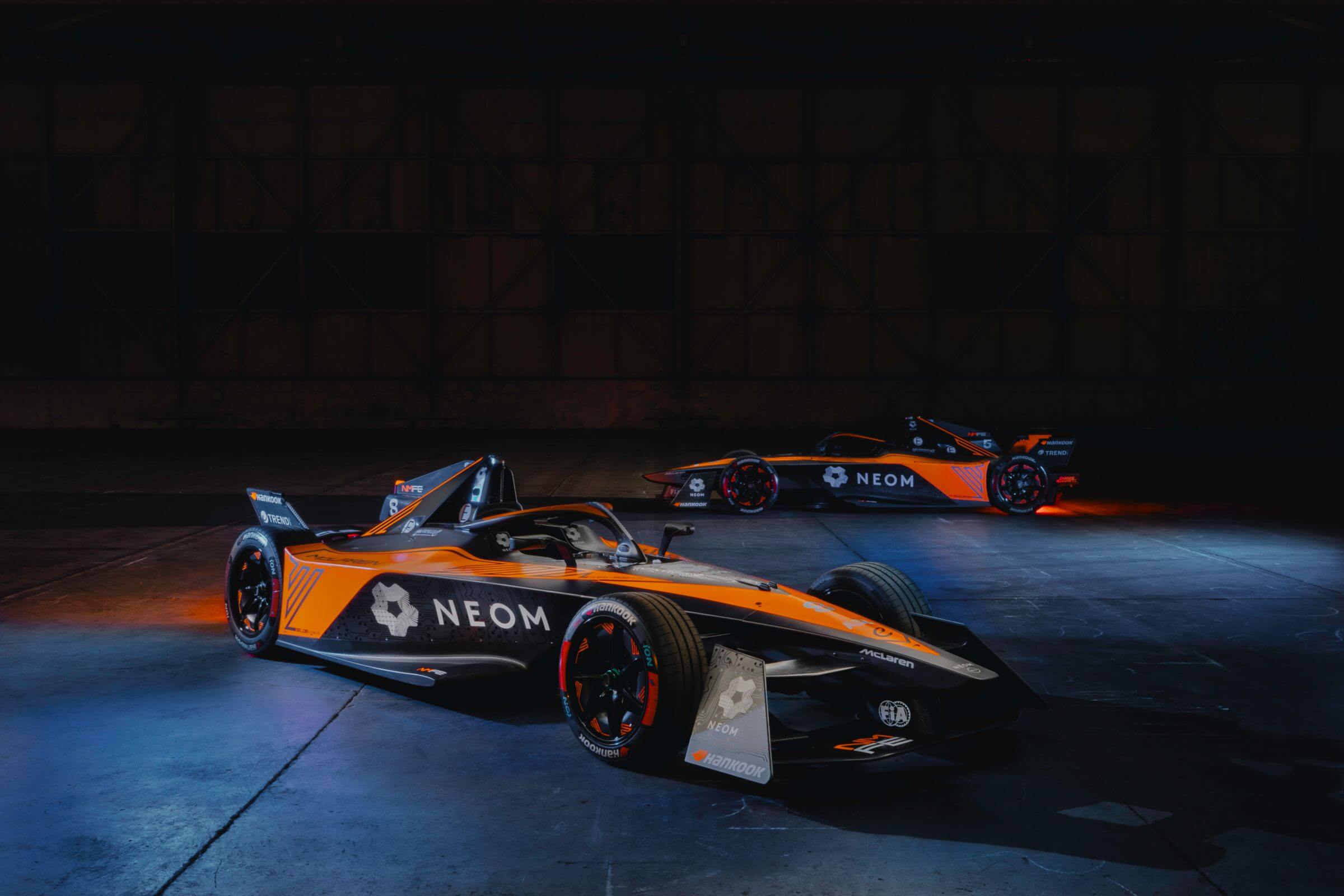Papaya bleibt Neom McLaren zeigt Lackierung für FormelESaison 2024